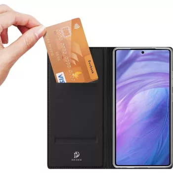   DUX DUCIS wallet case SKIN PRO Samsung Galaxy S25 Ultra tok, fekete