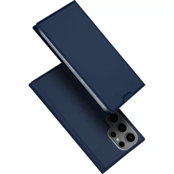   DUX DUCIS wallet case SKIN PRO Samsung Galaxy S25 Ultra tok, kék