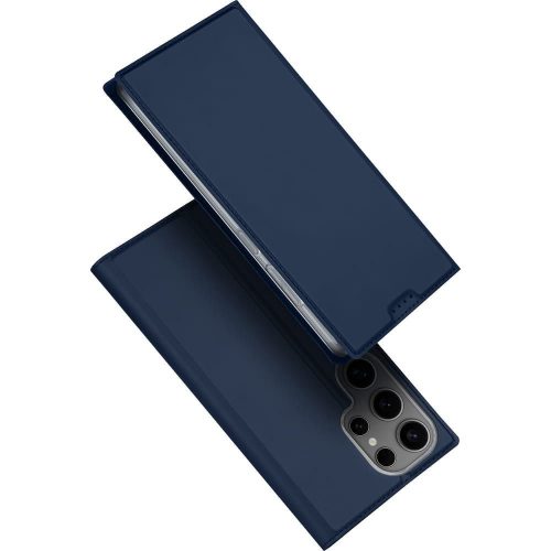 DUX DUCIS wallet case SKIN PRO Samsung Galaxy S25 Ultra tok, kék