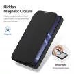 DUX DUCIS wallet case SKIN X PRO compatible with MagSafe Samsung Galaxy S25 tok, fekete