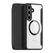 DUX DUCIS wallet case SKIN X PRO compatible with MagSafe Samsung Galaxy S25 tok, fekete