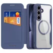 Dux Ducis Skin X Pro case Samsung Galaxy S25 with MagSafe and wallet tok, kék