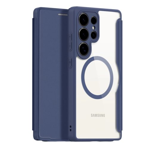 Dux Ducis Skin X Pro case Samsung Galaxy S25 Ultra with MagSafe and wallet tok, kék