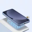 Dux Ducis Lawa Leather Case Samsung Galaxy S25 Plus with Detachable Magnetic Wallet tok, kék