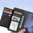 Dux Ducis Lawa Leather Case Samsung Galaxy S25 Ultra with Detachable Magnetic Wallet tok, fekete