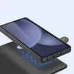 Dux Ducis Lawa Leather Case Samsung Galaxy S25 Ultra with Detachable Magnetic Wallet tok, fekete