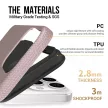 Vmax Triangle Case hátlap, tok iPhone 13 Pro Max 6,7", rozéarany