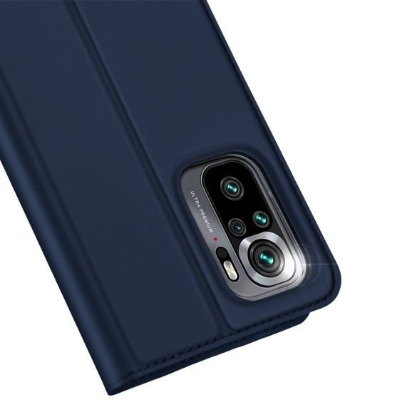 Dux Ducis Skin Pro Xiaomi Redmi Note 10/Note 10S oldalra nyíló tok, fekete