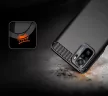 Carbon Case Flexible Xiaomi Redmi Note 10/Note 10S hátlap, tok, fekete