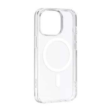   Puro Lite Mag MagSafe Silicone iPhone 15 Pro tok, átlátszó
