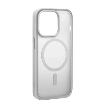 Puro Gradient MagSafe Silicone iPhone 15 Pro tok, ezüst