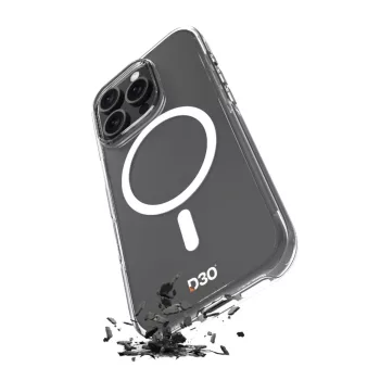   Puro Impact Clear D3O MagSafe Silicone Case iPhone 16 Protok, átlátszó