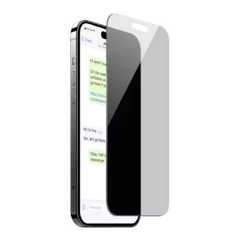   Puro Privacy betekintésvédett edzett üveg iPhone 16 / iPhone 15