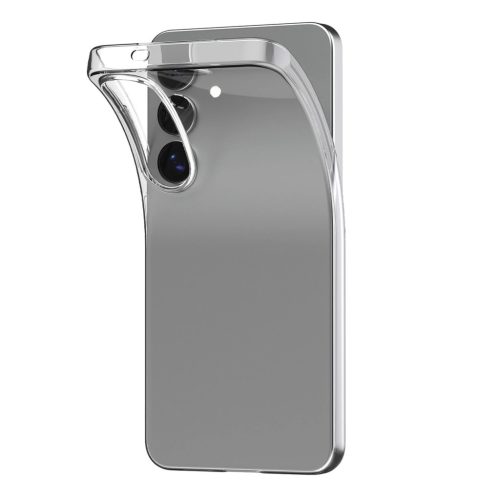Puro 03 Silicone Case Nude Samsung Galaxy S25 tok, átlátszó