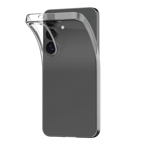 Puro 03 Silicone Case Nude Samsung Galaxy S25 Plus tok, átlátszó