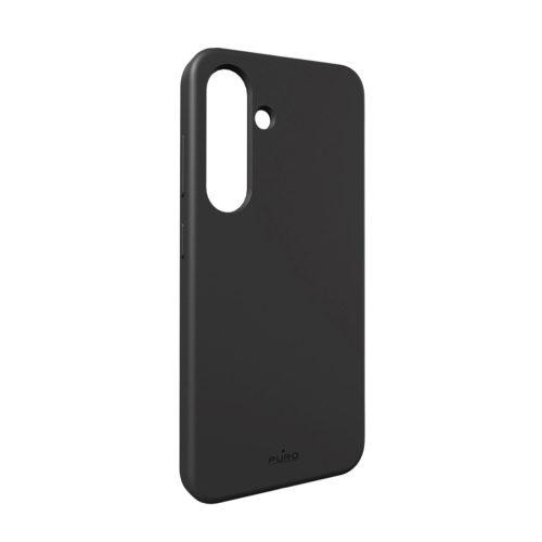 Puro Icon Silicone Case Samsung Galaxy S25 Plus tok, fekete
