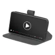 Puro Booklet Case with Flip and Wallet Samsung Galaxy S25 Ultra tok, fekete