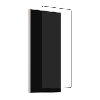   Puro Frame Tempered Glass with Black Frame Samsung Galaxy S25 Ultra edzett üvegfólia