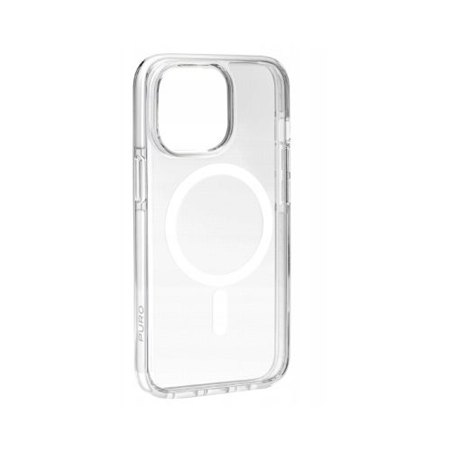Puro Cover in TPU+PC "LITE MAG" Magsafe iPhone 16E, tok, átlátszó