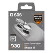 SBS Camera Glass iPhone 17 with D3O technology edzett üvegfólia