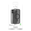 Puro Daylight Magsafe Compatible Silicone Case iPhone 17 Translucent tok, fekete