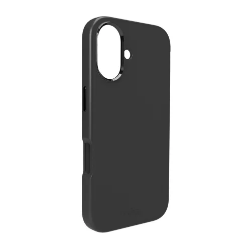 Pure Icon Mag Pro Liquid Silicone Case iPhone 17, MagSafe Compatible, Camera Protection and Aluminum Buttons tok, fekete