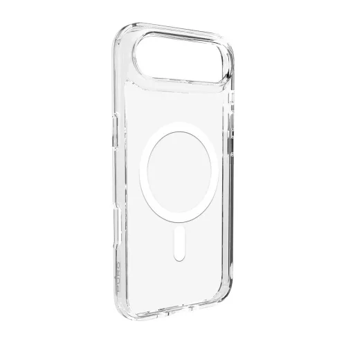 Puro Lite Mag TPU+PC Case MagSafe iPhone 17 Air tok, átlátszó fehér gyűrűvel
