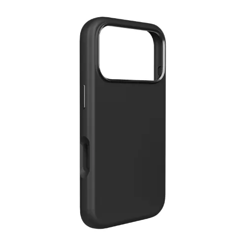 Pure Icon Mag Pro Liquid Silicone Case iPhone 17 Pro, MagSafe Compatible, Camera Protection and Aluminum Buttons tok, fekete