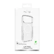 Puro Lite Mag TPU+PC Case MagSafe iPhone 17 Pro tok, átlátszó fehér gyűrűvel