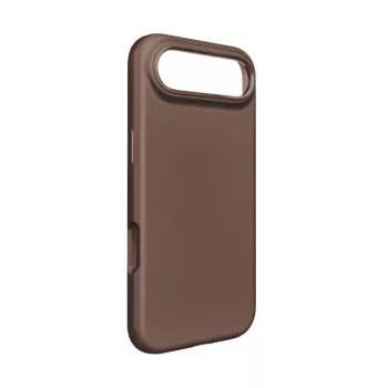   Pure Icon Mag Pro Liquid Silicone Case iPhone 17 Air, MagSafe Compatible, Camera Protection and Aluminum Buttons tok, barna