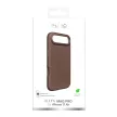 Pure Icon Mag Pro Liquid Silicone Case iPhone 17 Air, MagSafe Compatible, Camera Protection and Aluminum Buttons tok, barna