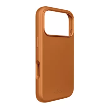   Pure Icon Mag Pro Liquid Silicone Case iPhone 17 Pro Max, MagSafe Compatible, Camera Protection and Aluminum Buttons tok, narancs