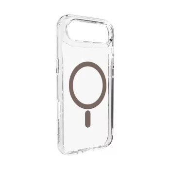   Puro Lite Mag TPU+PC Case MagSafe iPhone 17 Air tok, átlátszó tok, barna gyűrűvel