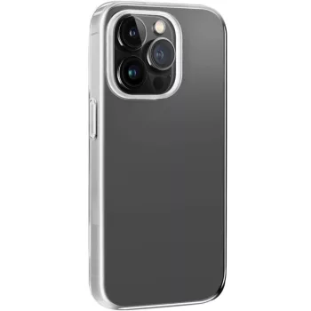   Puro Impact tok, átlátszó iPhone 14 Pro Max tok, átlátszó