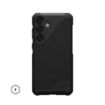   UAG Urban Armor Gear case METROPOLIS LT MAGNET with built-in magnet Samsung Galaxy S25 Plus 5G kevlar tok, fekete