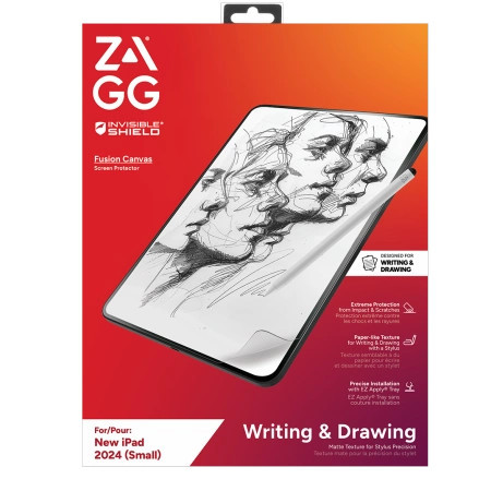 ZAGG InvisibleShield Fusion Canvas Antibakteriális védőfólia Imitating Paper iPad Pro 11" 2024