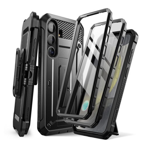 SUPCASE UNICORN BEETLE PRO 2-SET SAMSUNG GALAXY S25 tok, fekete