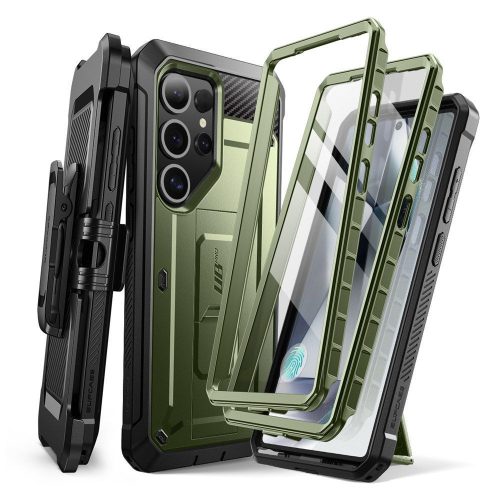 SUPCASE UNICORN BEETLE PRO 2-SET SAMSUNG GALAXY S25 ULTRA tok, zöld