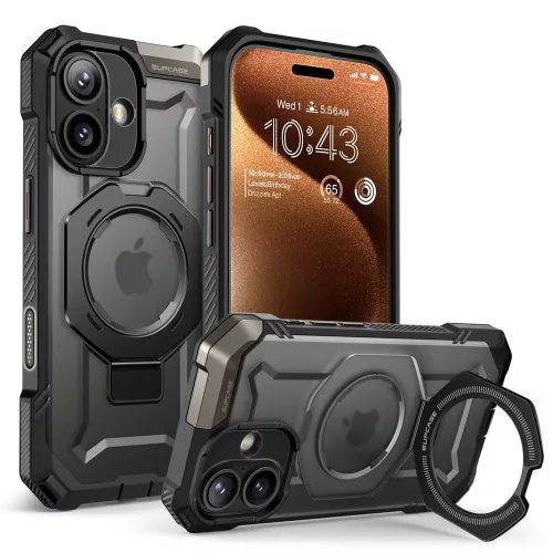 Supcase UB Grip Mag MagSafe Case iPhone 17 tok, fekete