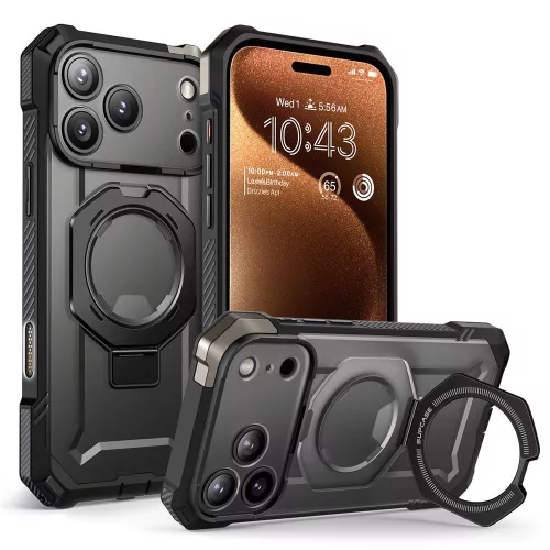 Supcase UB Grip Mag MagSafe Case iPhone 17 Pro tok, fekete