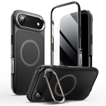   Supcase IBLSN Ares Flip Mag MagSafe Case iPhone 17 Air tok, fekete
