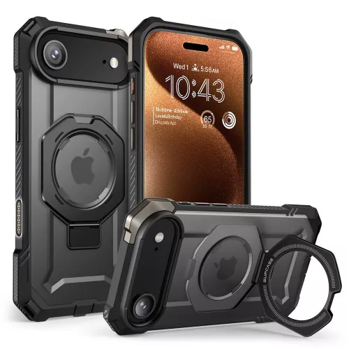 Supcase UB Grip Mag MagSafe Case iPhone 17 Air tok, fekete