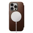 Nomad Modern Leather Folio case for iPhone 15 Pro 6,1" brown