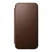 Nomad Modern Leather Folio case for iPhone 15 Pro 6,1" brown