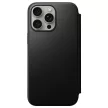 Nomad Modern Leather Folio case for iPhone 15 Pro Max 6,7" tok, fekete