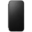 Nomad Modern Leather Folio case for iPhone 15 Pro Max 6,7" tok, fekete