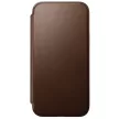 Nomad Modern Leather Folio case for iPhone 15 Pro Max 6,7" tok, barna