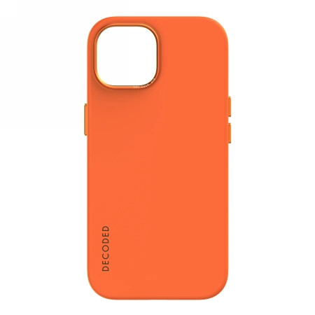 Decoded Silicone Case with MagSafe iPhone 15 Plus - orange