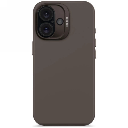 Decoded AntiMicrobial Silicone Backcover with MagSafe iPhone 16 - tok, barna