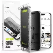RINGKE EASY SLIDE 2-PACK IPHONE 16 PRO PRIVACY edzett üvegfólia, fekete